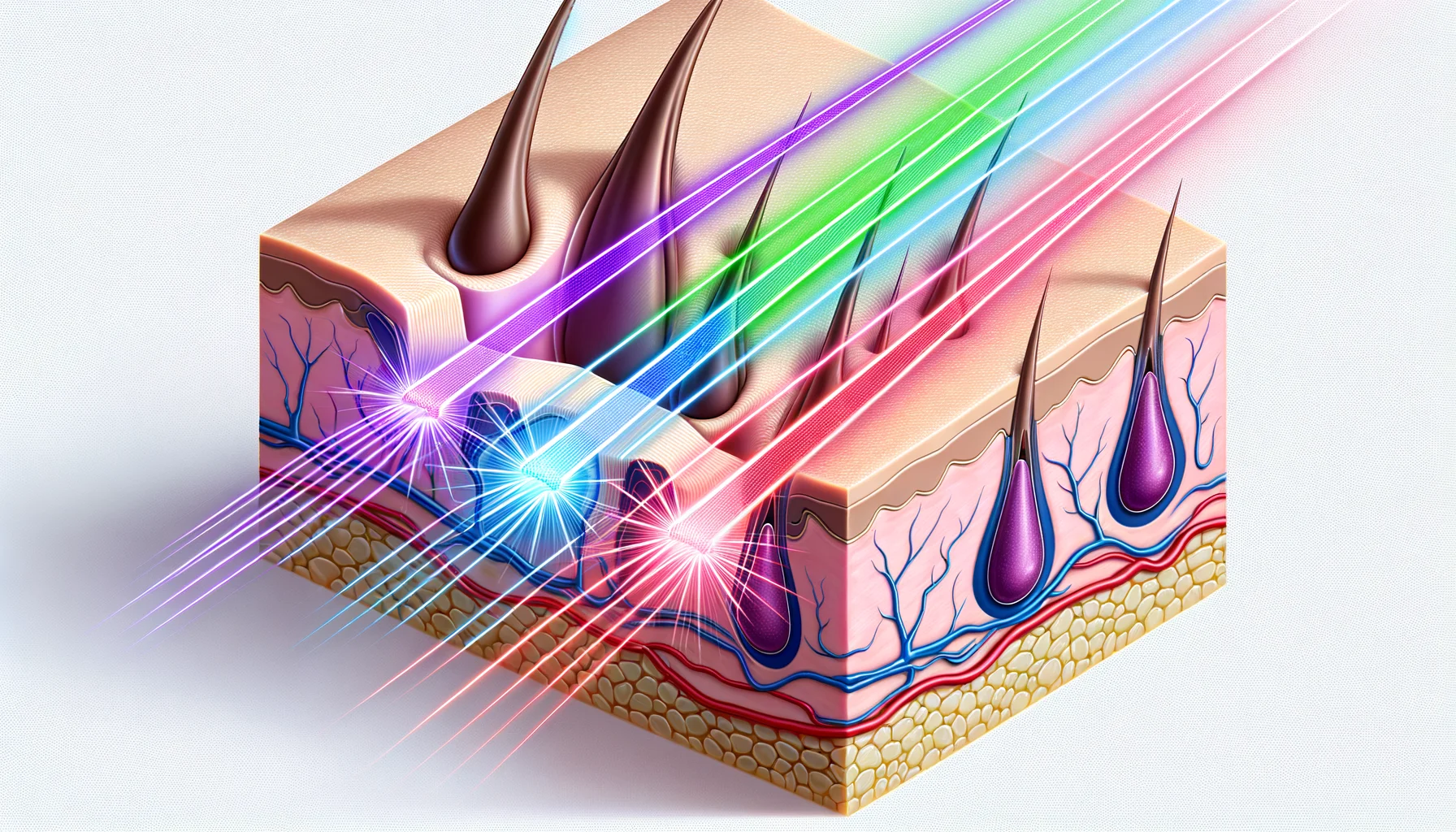 Laser multi-longueurs d'onde : synergie spectrale